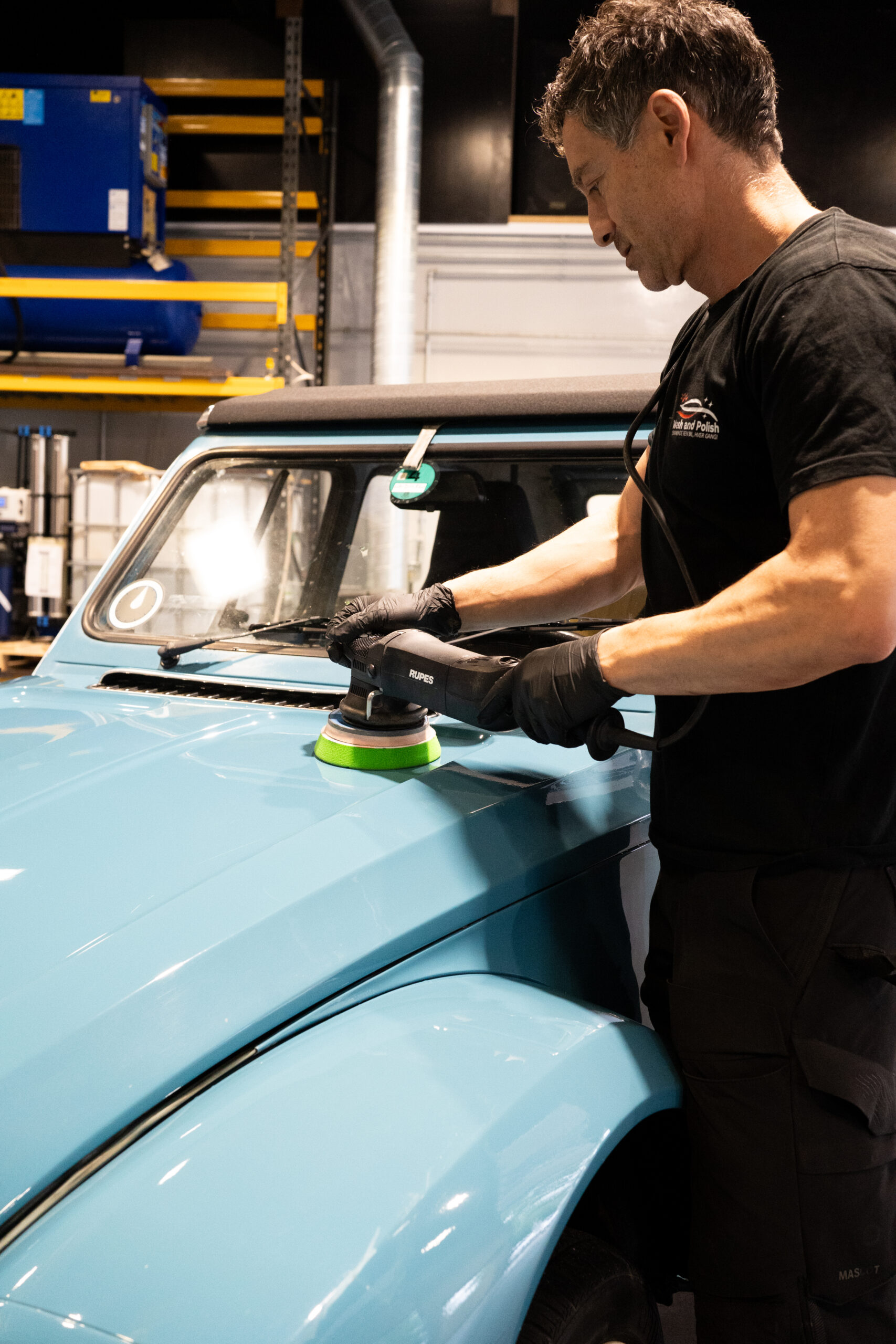 bil polering hos wash and polish i brøndby